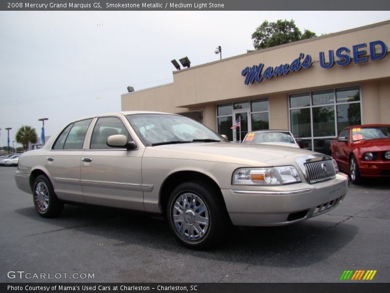 Smokestone Metallic / Medium Light Stone 2008 Mercury Grand Marquis GS