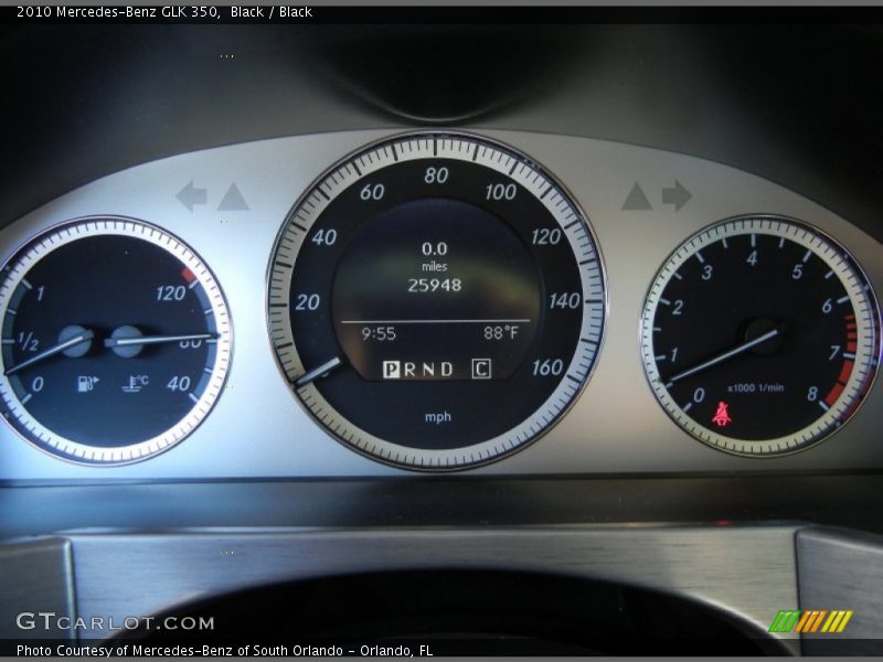 Black / Black 2010 Mercedes-Benz GLK 350