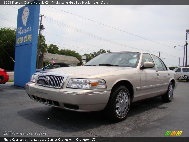 Smokestone Metallic / Medium Light Stone 2008 Mercury Grand Marquis GS