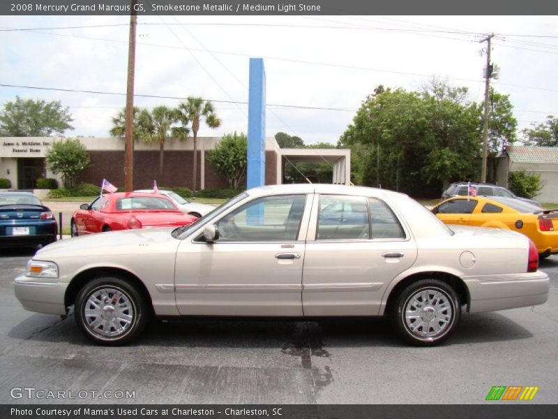 Smokestone Metallic / Medium Light Stone 2008 Mercury Grand Marquis GS