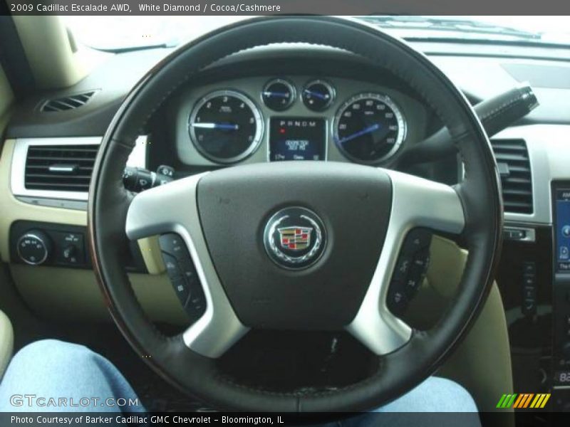 White Diamond / Cocoa/Cashmere 2009 Cadillac Escalade AWD