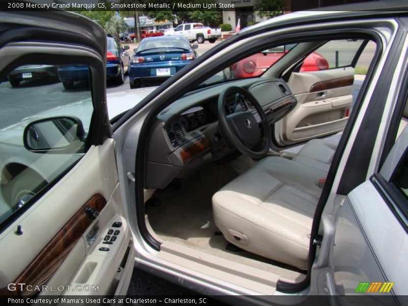 Smokestone Metallic / Medium Light Stone 2008 Mercury Grand Marquis GS