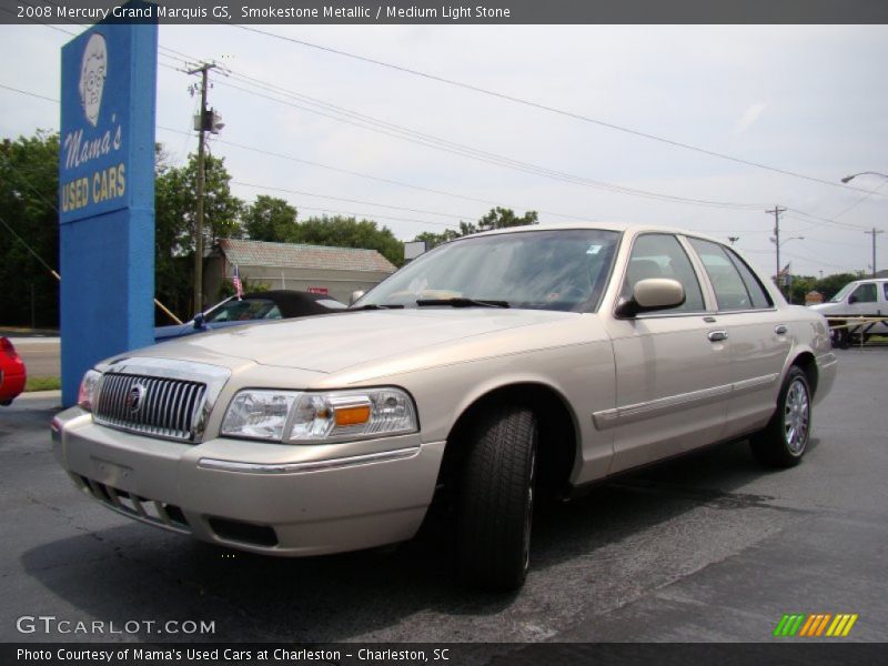 Smokestone Metallic / Medium Light Stone 2008 Mercury Grand Marquis GS