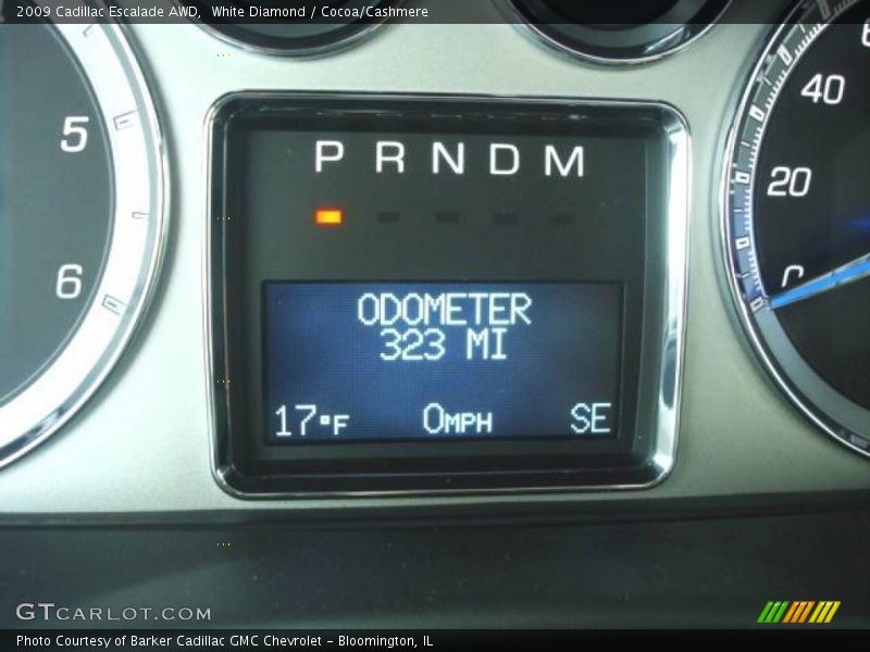 White Diamond / Cocoa/Cashmere 2009 Cadillac Escalade AWD