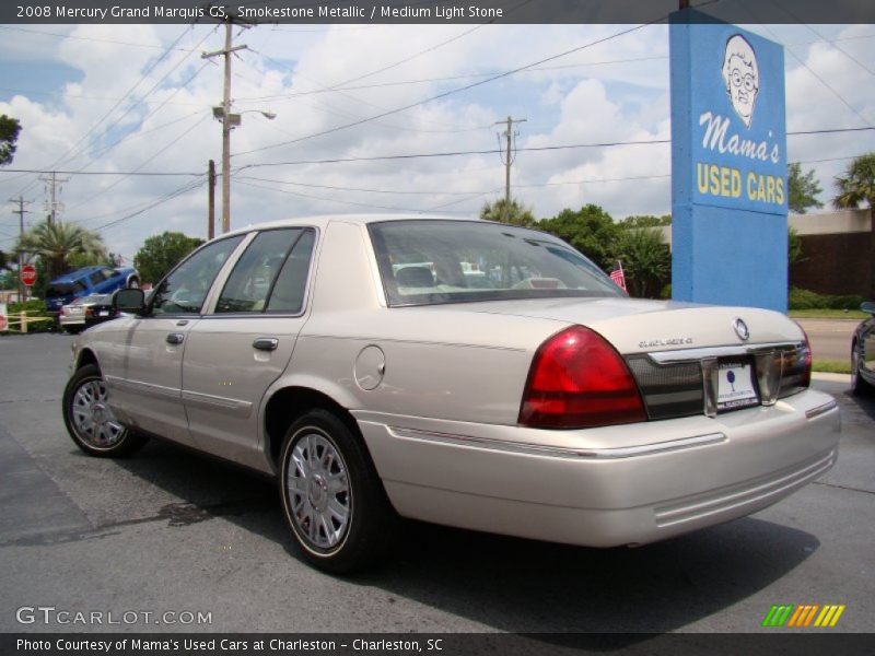 Smokestone Metallic / Medium Light Stone 2008 Mercury Grand Marquis GS
