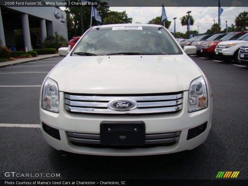 White Suede / Charcoal Black 2008 Ford Fusion SE