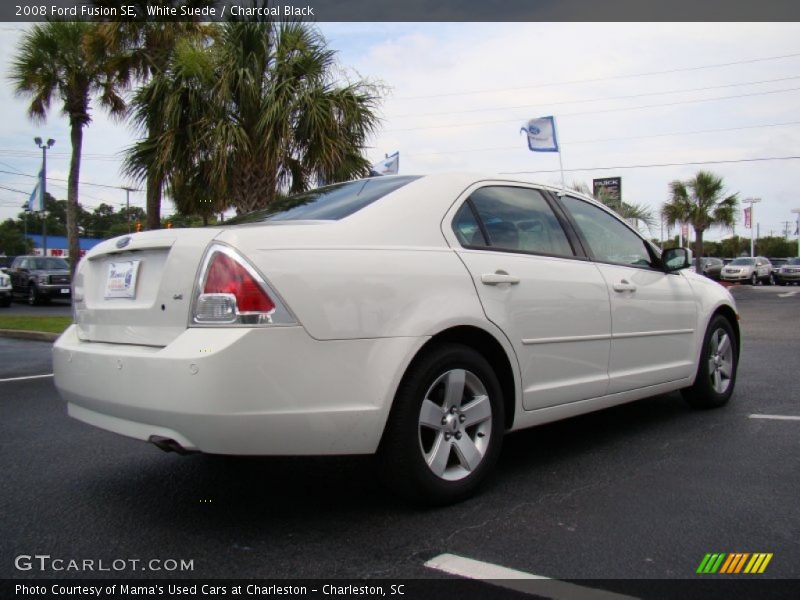 White Suede / Charcoal Black 2008 Ford Fusion SE