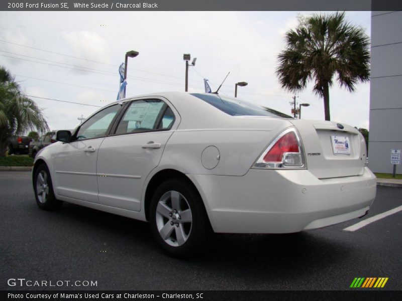 White Suede / Charcoal Black 2008 Ford Fusion SE