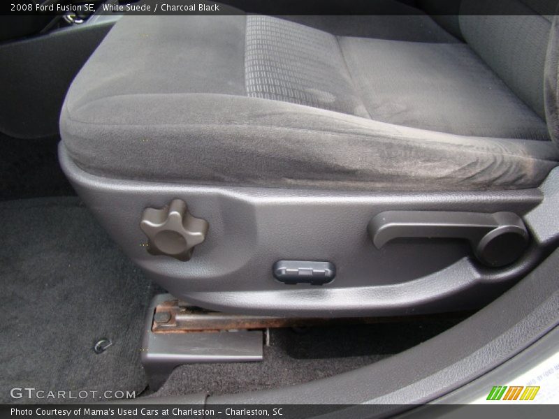 White Suede / Charcoal Black 2008 Ford Fusion SE