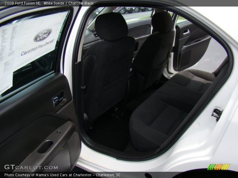 White Suede / Charcoal Black 2008 Ford Fusion SE