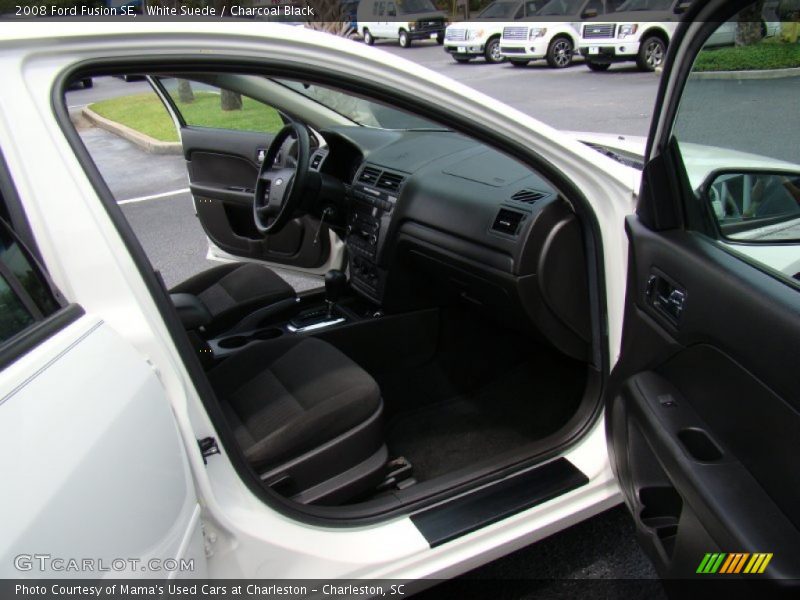 White Suede / Charcoal Black 2008 Ford Fusion SE