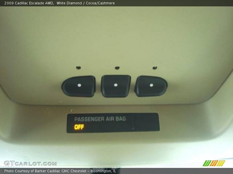 White Diamond / Cocoa/Cashmere 2009 Cadillac Escalade AWD