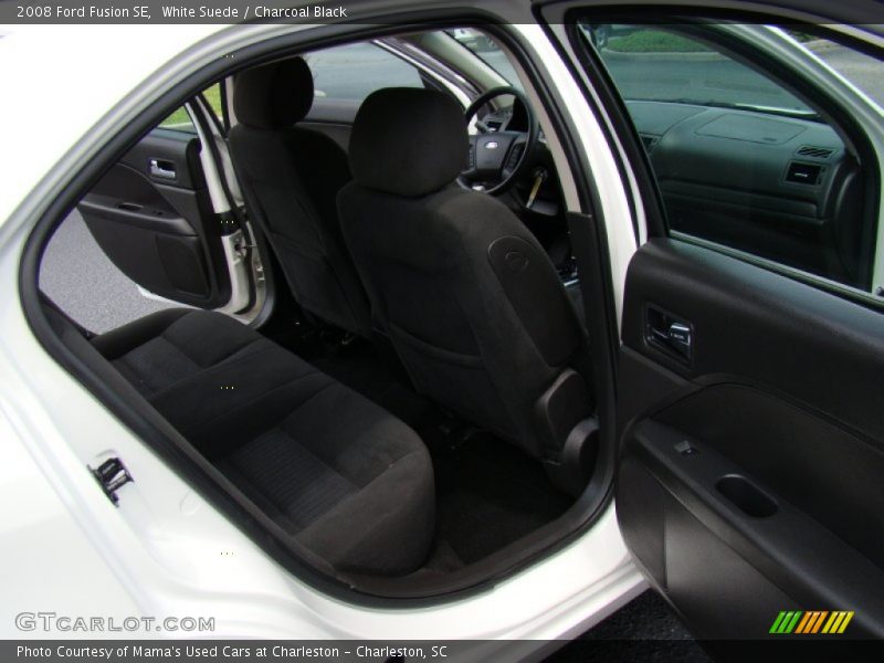 White Suede / Charcoal Black 2008 Ford Fusion SE