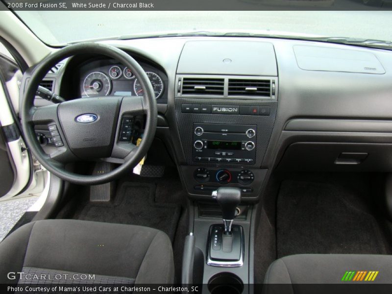 White Suede / Charcoal Black 2008 Ford Fusion SE