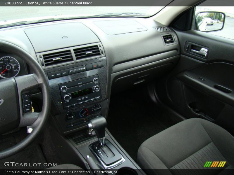 White Suede / Charcoal Black 2008 Ford Fusion SE