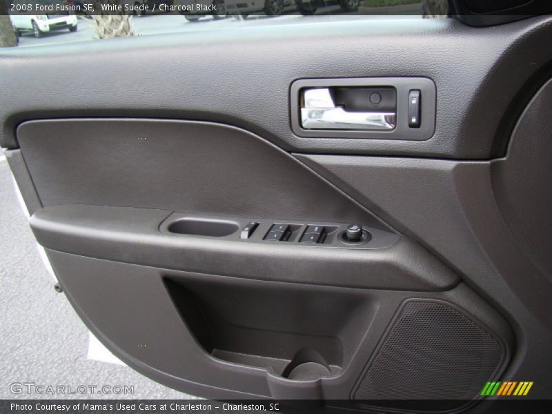 White Suede / Charcoal Black 2008 Ford Fusion SE