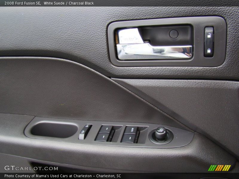 White Suede / Charcoal Black 2008 Ford Fusion SE
