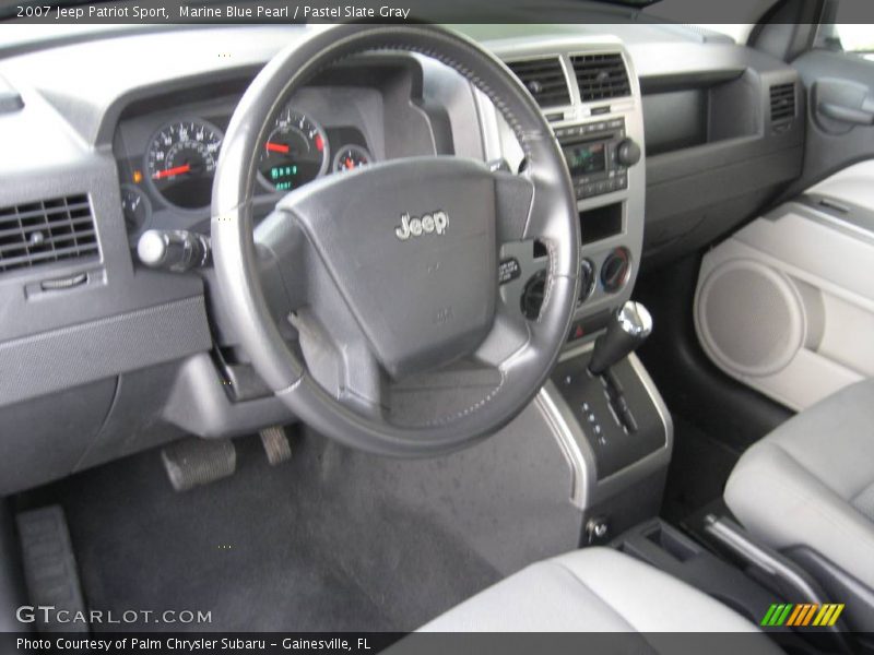 Marine Blue Pearl / Pastel Slate Gray 2007 Jeep Patriot Sport