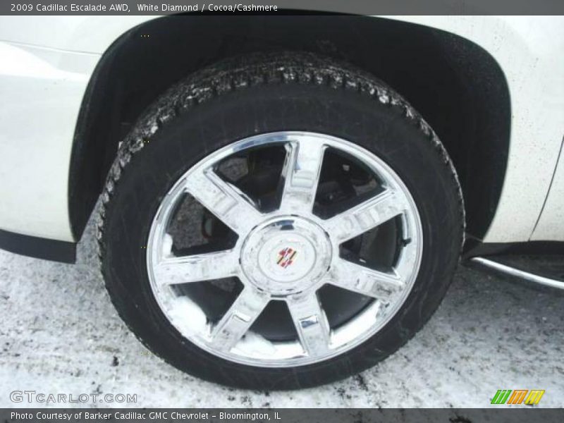 White Diamond / Cocoa/Cashmere 2009 Cadillac Escalade AWD