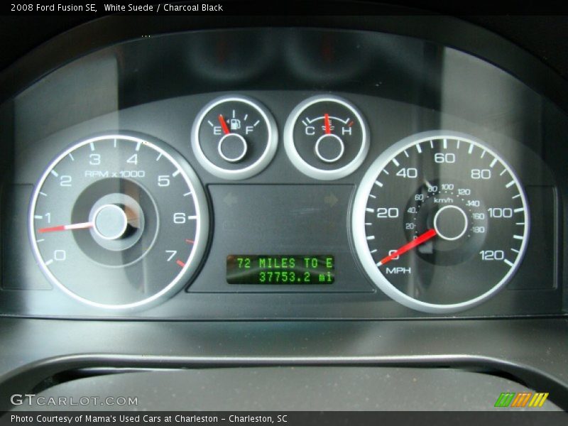 White Suede / Charcoal Black 2008 Ford Fusion SE