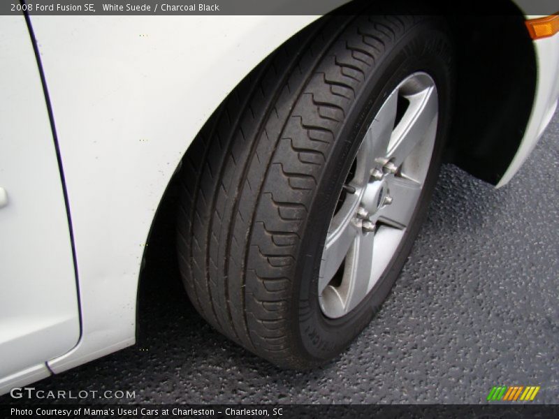 White Suede / Charcoal Black 2008 Ford Fusion SE