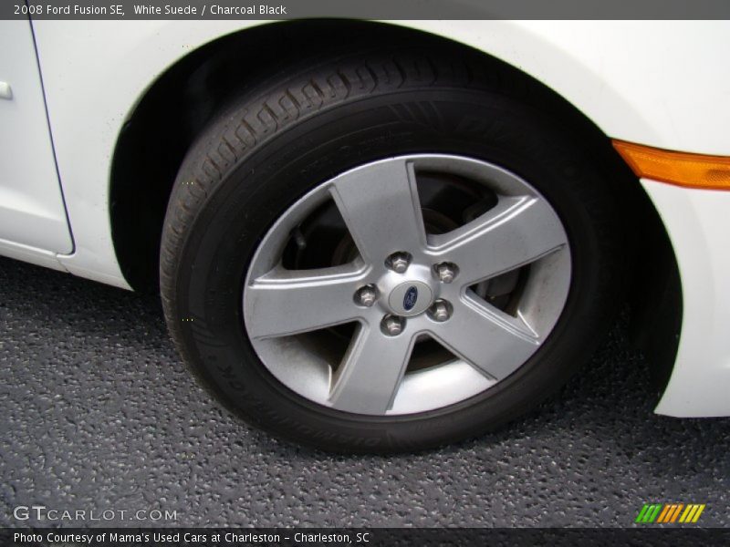 White Suede / Charcoal Black 2008 Ford Fusion SE