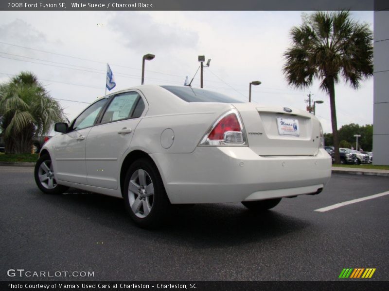 White Suede / Charcoal Black 2008 Ford Fusion SE