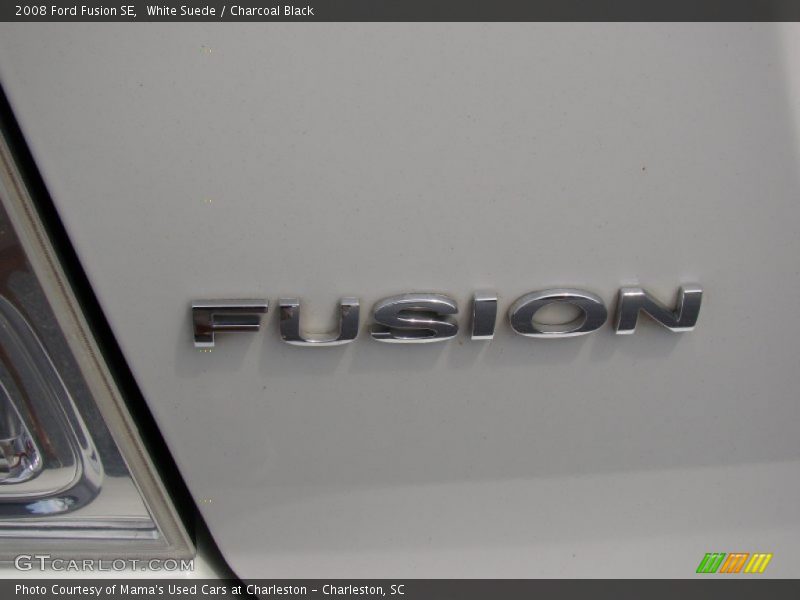 White Suede / Charcoal Black 2008 Ford Fusion SE