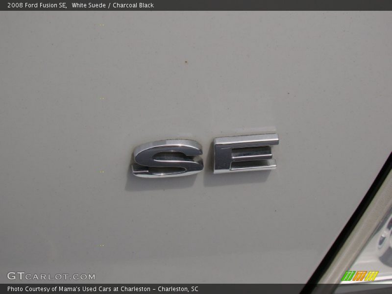 White Suede / Charcoal Black 2008 Ford Fusion SE