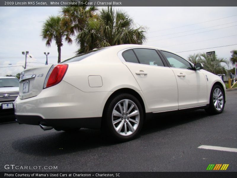 White Chocolate Tri-Coat / Charcoal Black 2009 Lincoln MKS Sedan