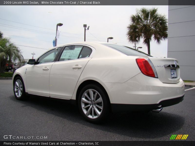 White Chocolate Tri-Coat / Charcoal Black 2009 Lincoln MKS Sedan