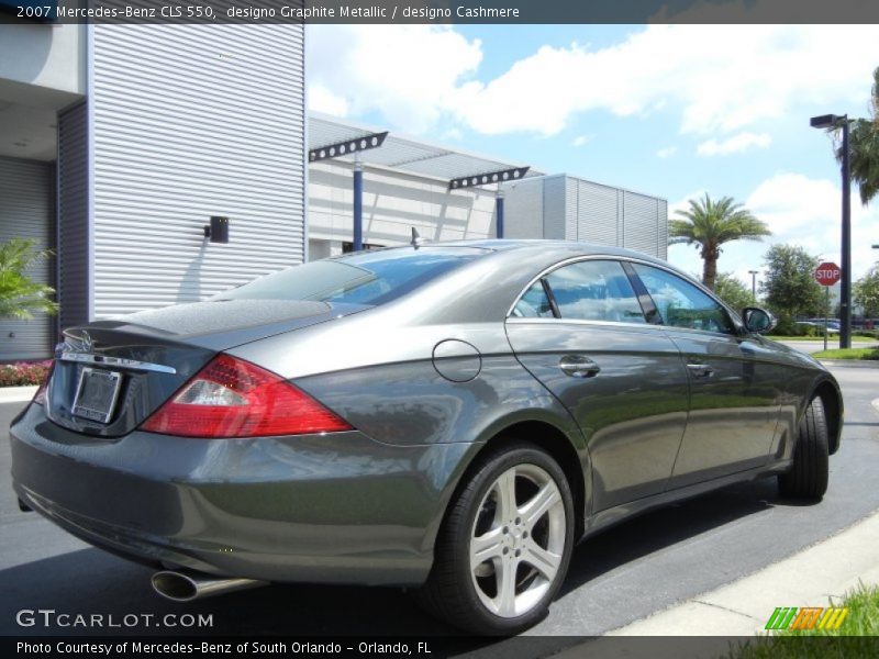 designo Graphite Metallic / designo Cashmere 2007 Mercedes-Benz CLS 550