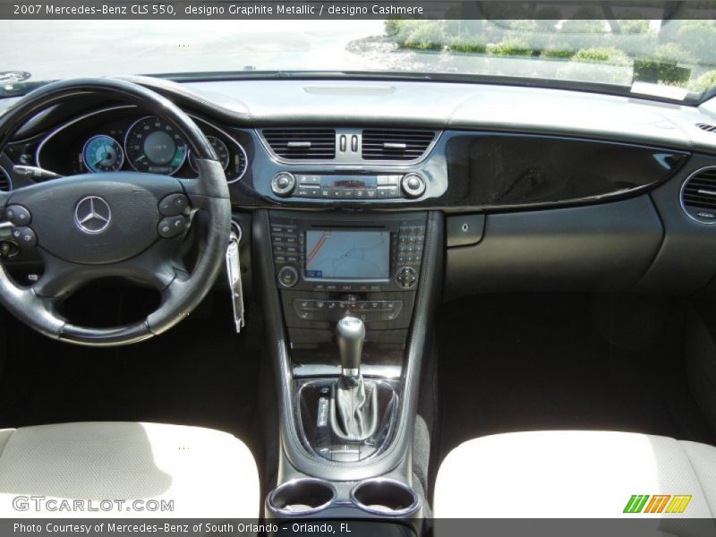 designo Graphite Metallic / designo Cashmere 2007 Mercedes-Benz CLS 550