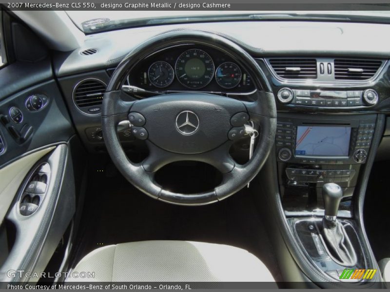 designo Graphite Metallic / designo Cashmere 2007 Mercedes-Benz CLS 550