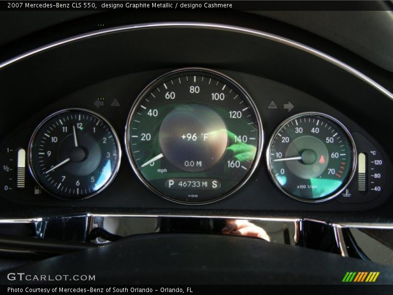 designo Graphite Metallic / designo Cashmere 2007 Mercedes-Benz CLS 550