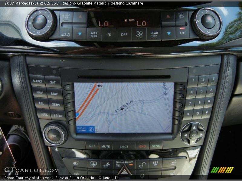 designo Graphite Metallic / designo Cashmere 2007 Mercedes-Benz CLS 550