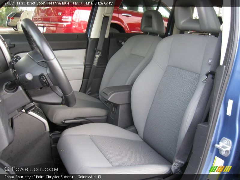 Marine Blue Pearl / Pastel Slate Gray 2007 Jeep Patriot Sport