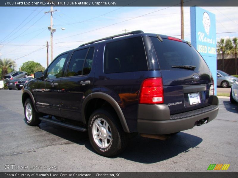 True Blue Metallic / Graphite Grey 2003 Ford Explorer XLS 4x4