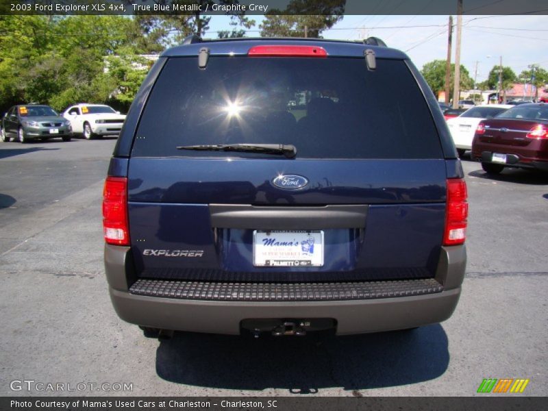 True Blue Metallic / Graphite Grey 2003 Ford Explorer XLS 4x4