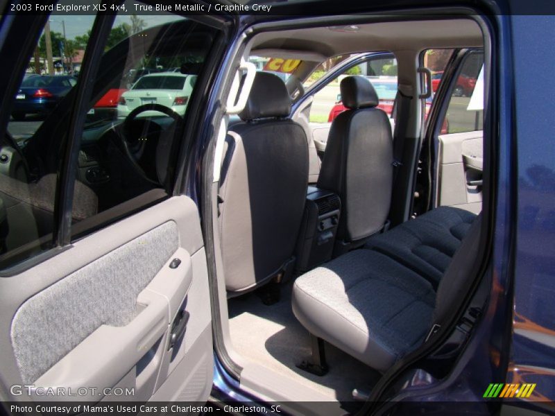 True Blue Metallic / Graphite Grey 2003 Ford Explorer XLS 4x4