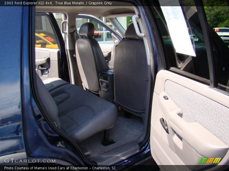 True Blue Metallic / Graphite Grey 2003 Ford Explorer XLS 4x4