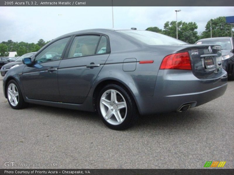 Anthracite Metallic / Camel 2005 Acura TL 3.2