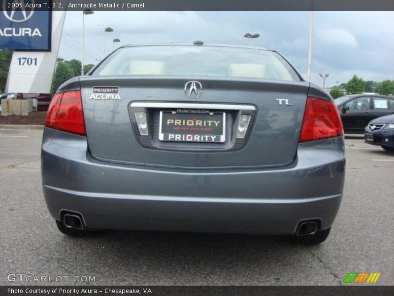 Anthracite Metallic / Camel 2005 Acura TL 3.2