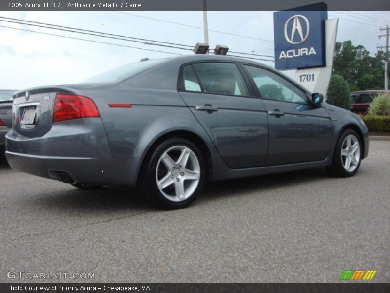Anthracite Metallic / Camel 2005 Acura TL 3.2