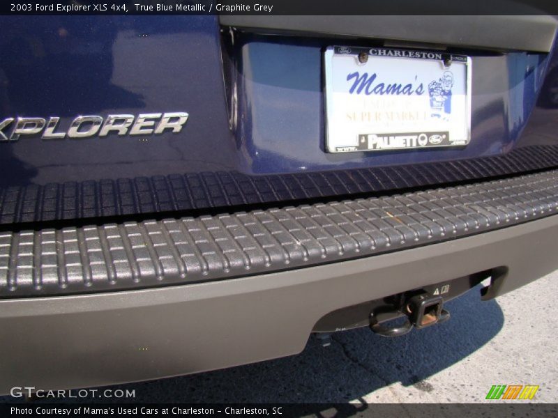 True Blue Metallic / Graphite Grey 2003 Ford Explorer XLS 4x4
