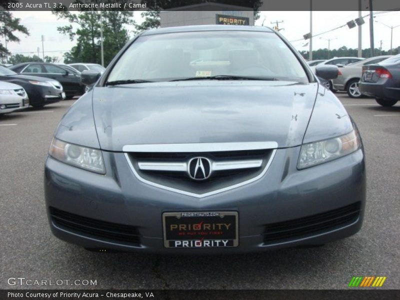 Anthracite Metallic / Camel 2005 Acura TL 3.2