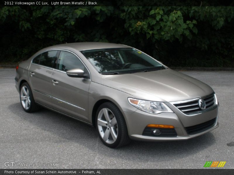 Light Brown Metallic / Black 2012 Volkswagen CC Lux