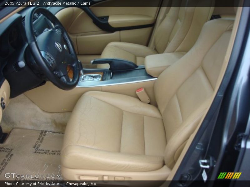 Anthracite Metallic / Camel 2005 Acura TL 3.2
