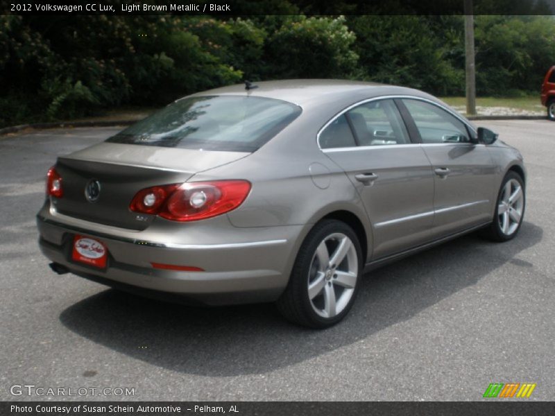 Light Brown Metallic / Black 2012 Volkswagen CC Lux