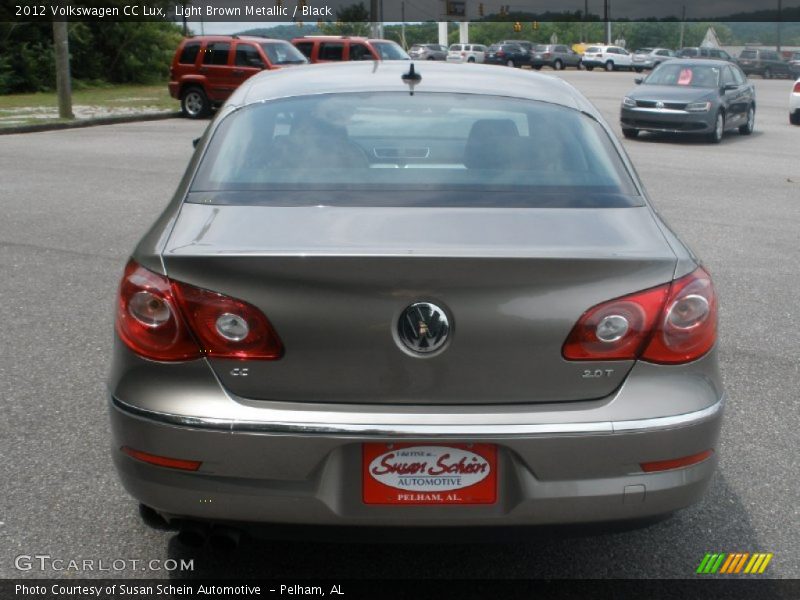 Light Brown Metallic / Black 2012 Volkswagen CC Lux